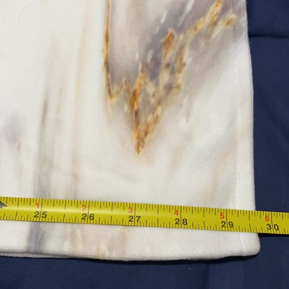 3-piece Bath towel set, marble design - Picture 5 of 10